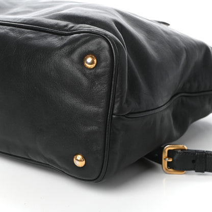 Prada Soft Calfskin Shopping Tote Black 10 of 10