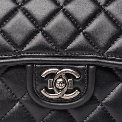 Chanel Calfskin Quilted Large Prestige Top Handle Flap Black 8 of 21