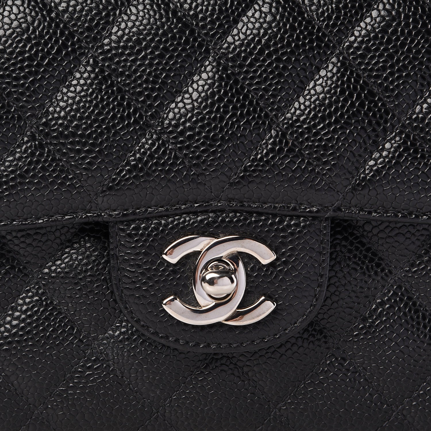 Chanel Caviar Quilted Small Double Flap Black 9 of 13
