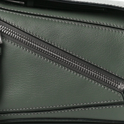 Loewe Calfskin Mini Puzzle Bumbag Dark Sage 8 of 11