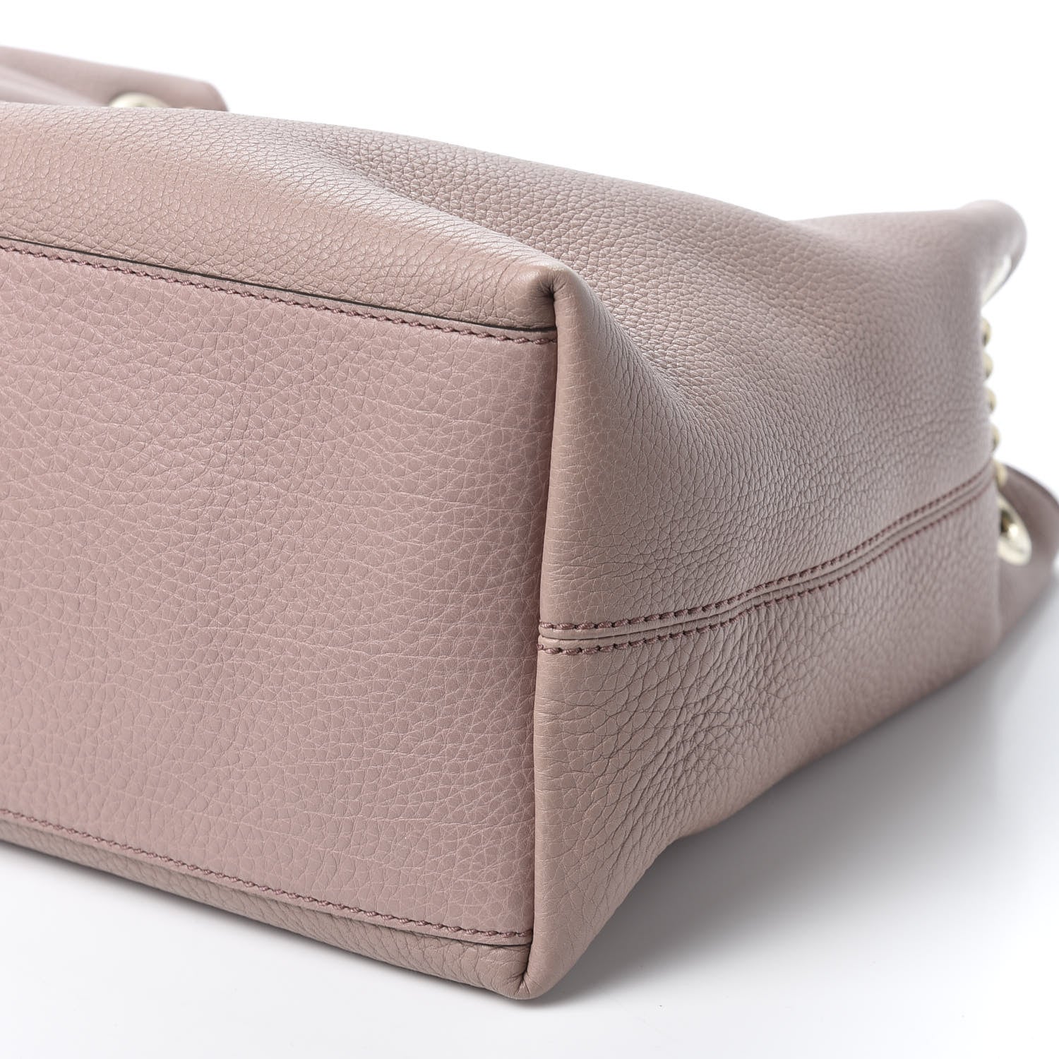 Gucci Cellarius Calfskin Medium Soho Chain Shoulder Bag Dark Cipria 6 of 9
