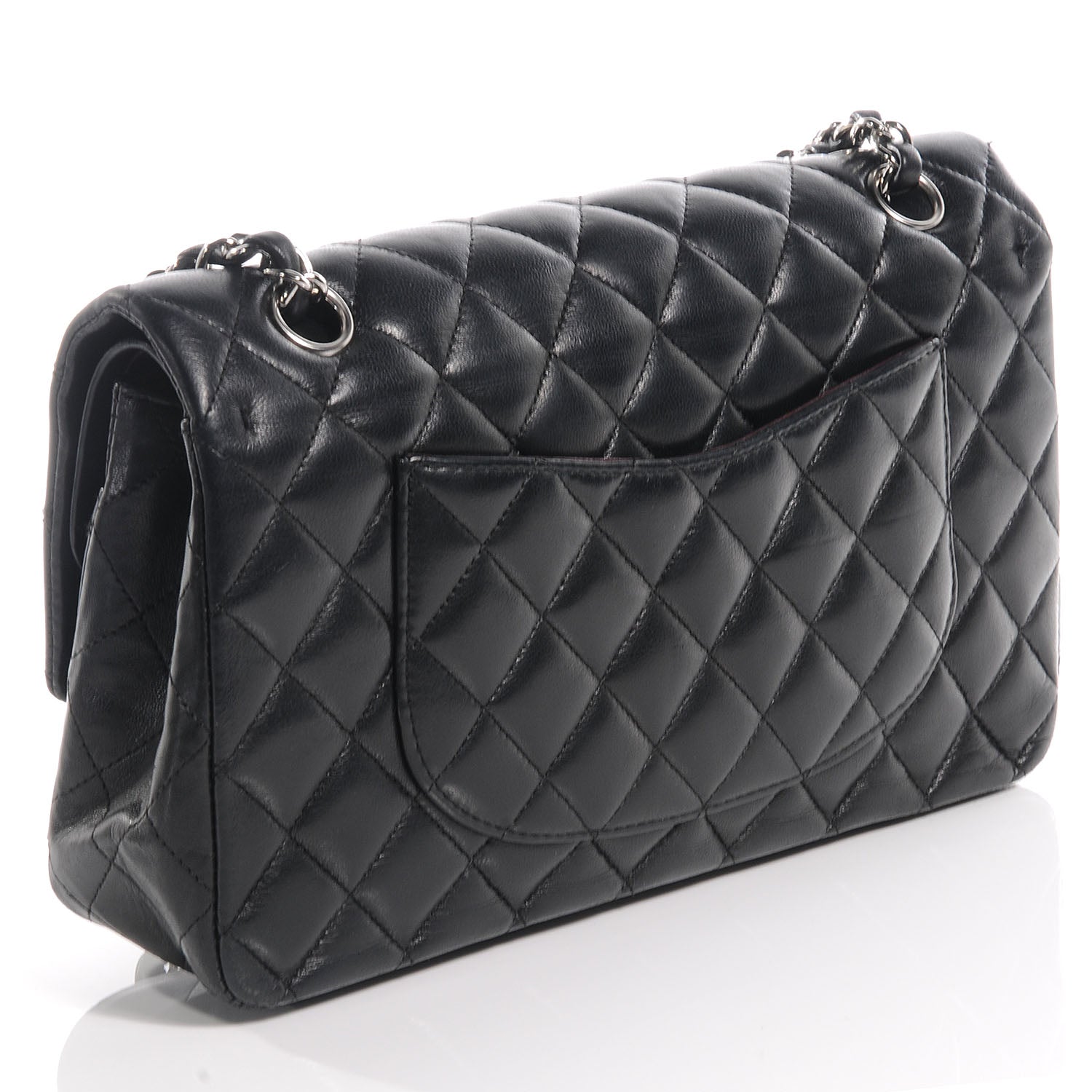 Chanel Lambskin Medium Double Flap Black 3 of 7