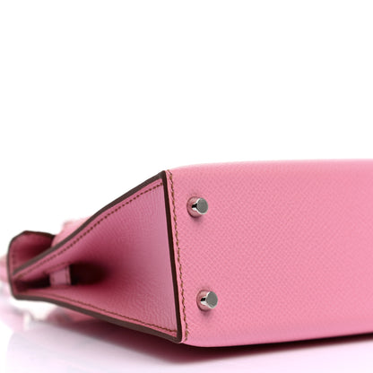 Hermes Epsom Mini Kelly Sellier 20 5P Pink 9 of 10