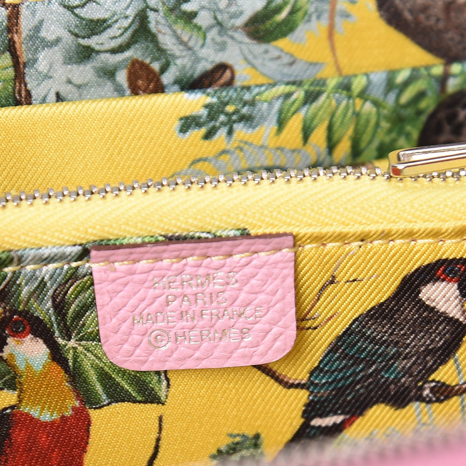 Hermes Epsom Silk'in Compact Wallet Mauve Sylvestre 6 of 8