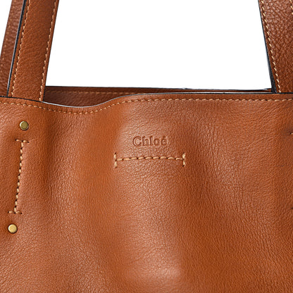 Chloe Smooth Calfskin Medium Milo Shopping Tote Caramel 10 of 10