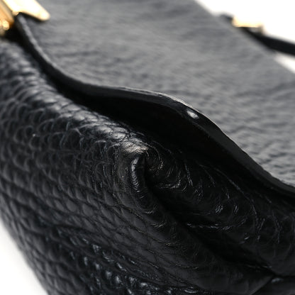 Burberry Signature Grain Medium Mildenhall Crossbody Bag Black 11 of 13