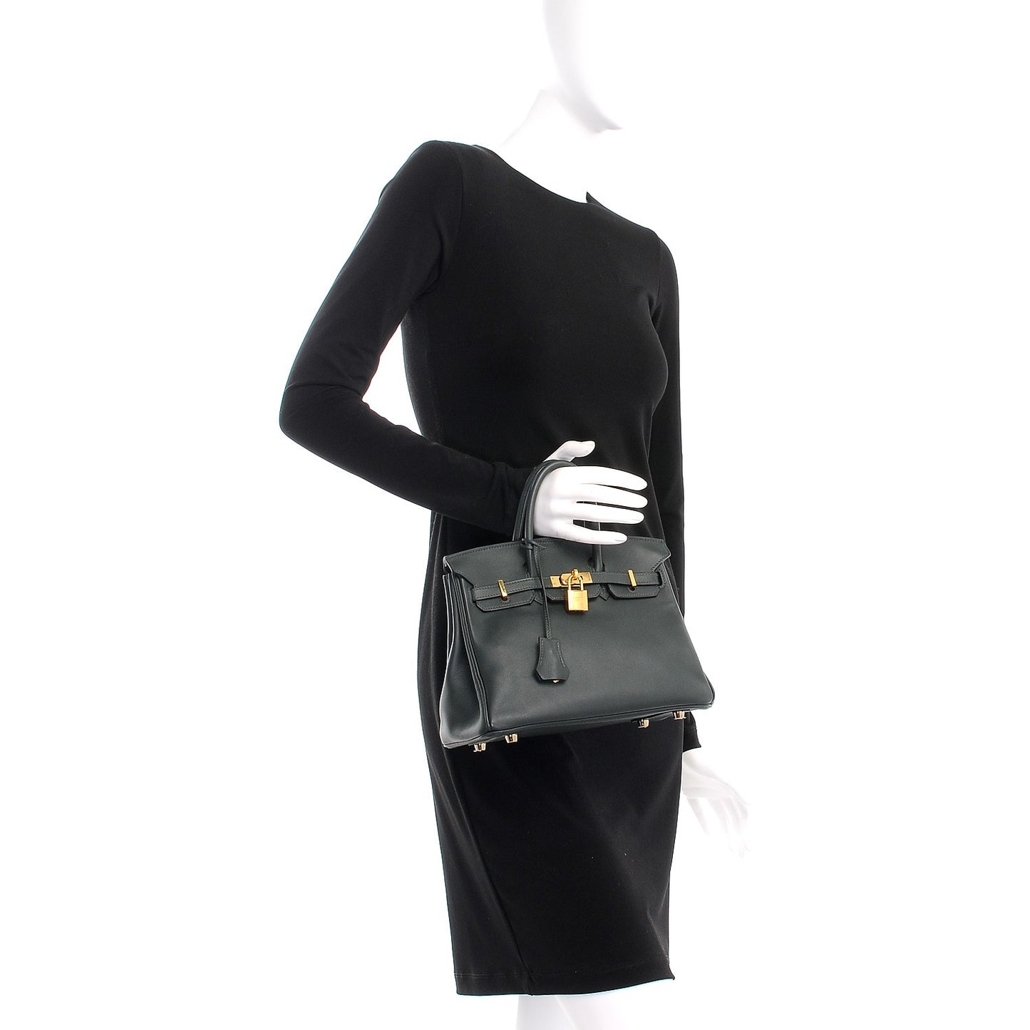 Swift Birkin 25 Vert Fonce