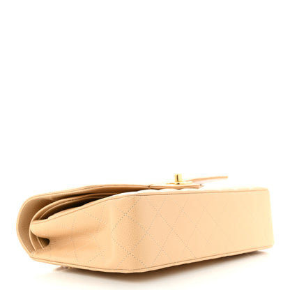 Chanel Caviar Quilted Medium Double Flap Beige Clair 4 of 12