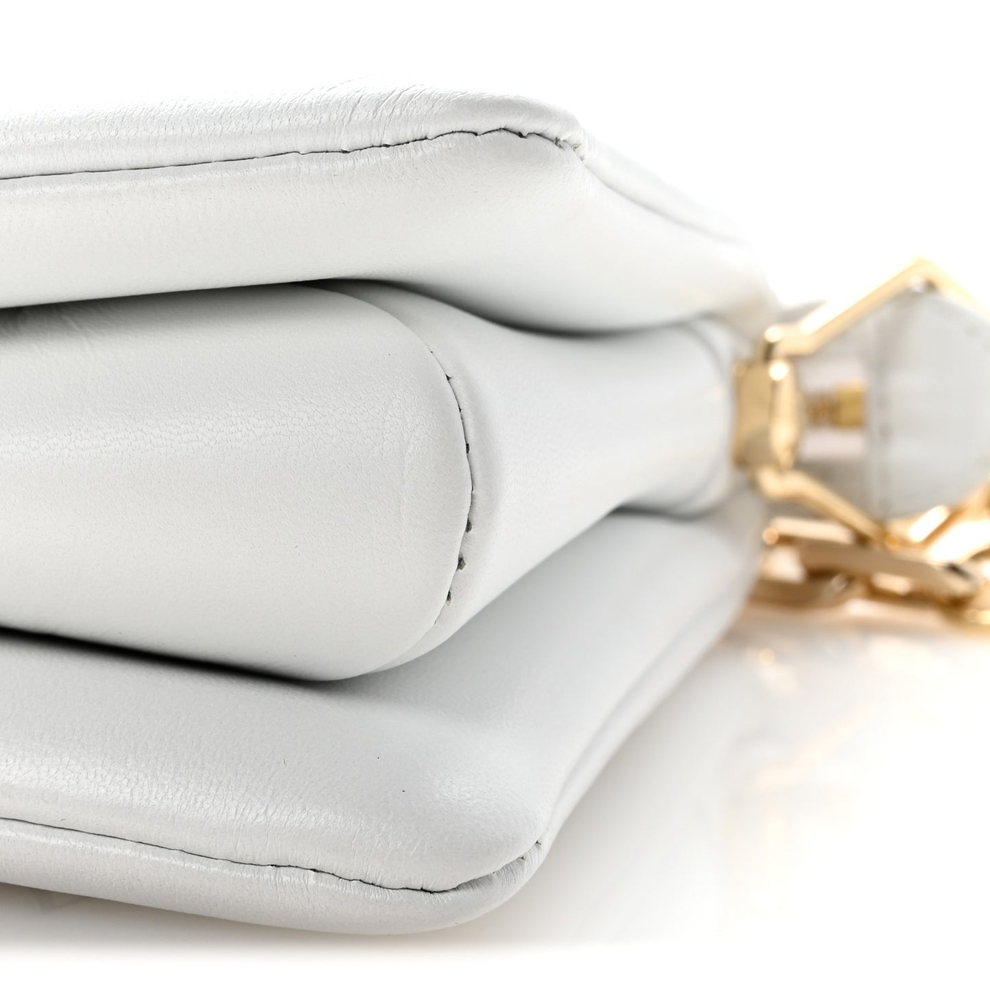 Lambskin Embossed Monogram LV Garden Coussin PM Cream