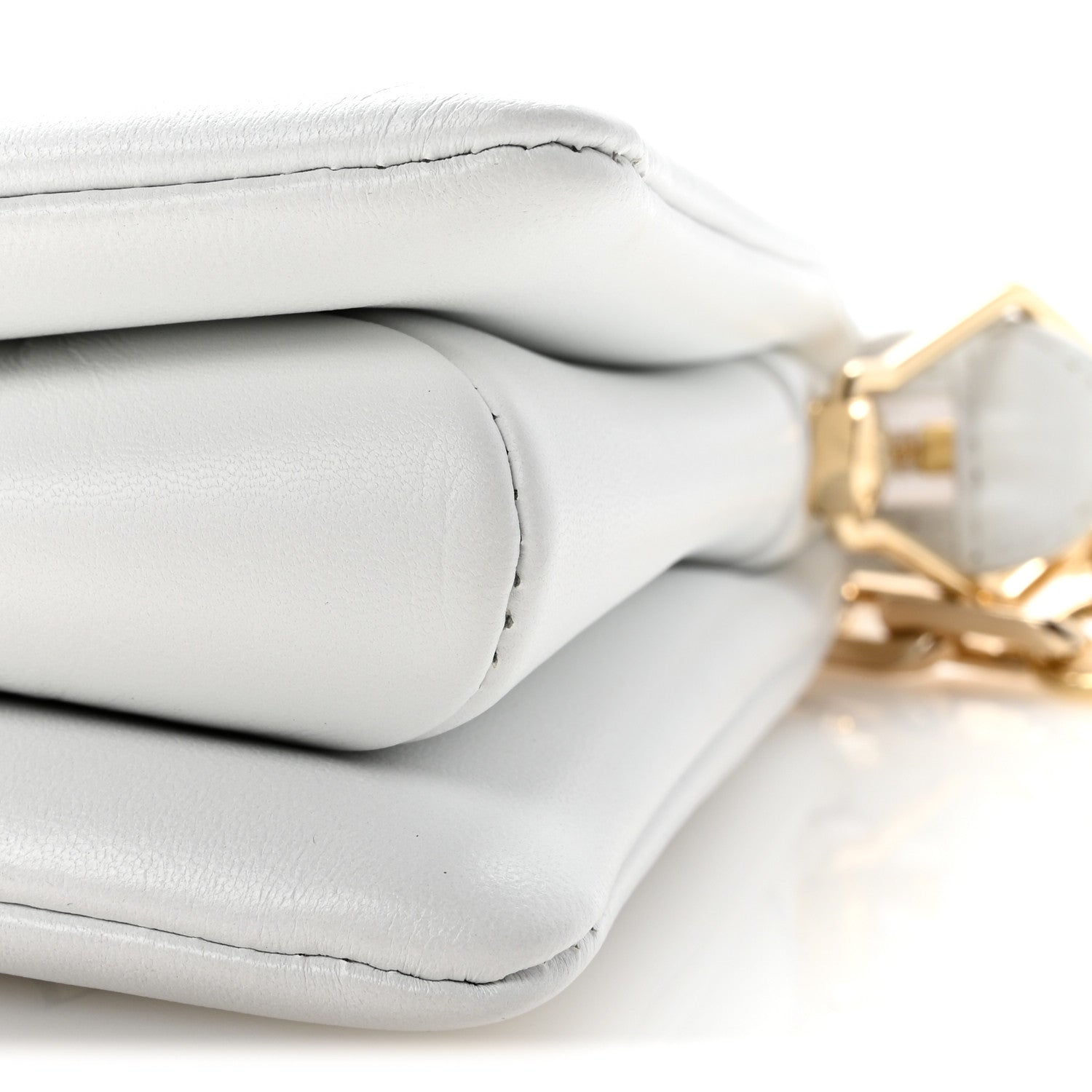 Louis Vuitton Lambskin Embossed Monogram LV Garden Coussin PM Cream 9 of 10