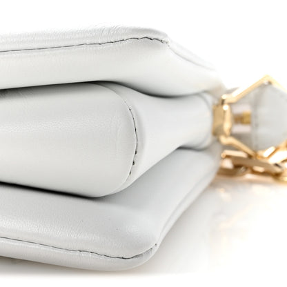 Louis Vuitton Lambskin Embossed Monogram LV Garden Coussin PM Cream 9 of 10