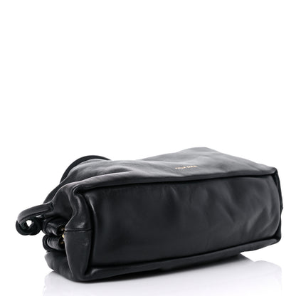 Mansur Gavriel Lambskin Mini Cloud Clutch Black Flamma 4 of 13