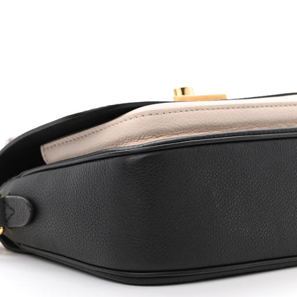 Louis Vuitton Grained Calfskin Lockme Tender Black 8 of 9
