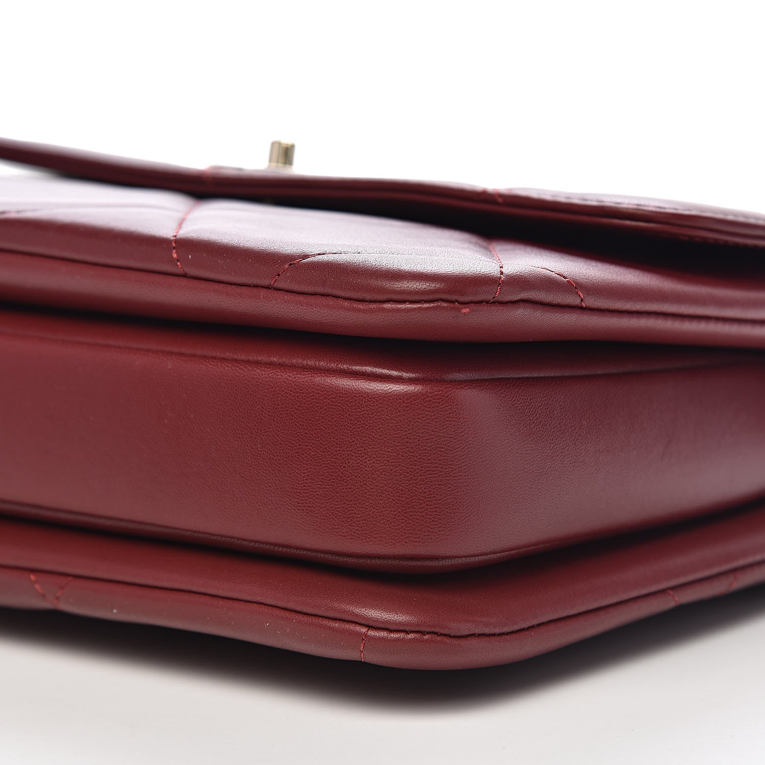 Chanel Lambskin Quilted Medium Trendy CC Flap Dual Handle Bag Burgundy 9 of 12