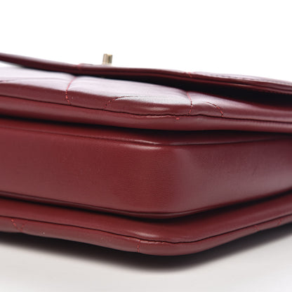 Chanel Lambskin Quilted Medium Trendy CC Flap Dual Handle Bag Burgundy 9 of 12