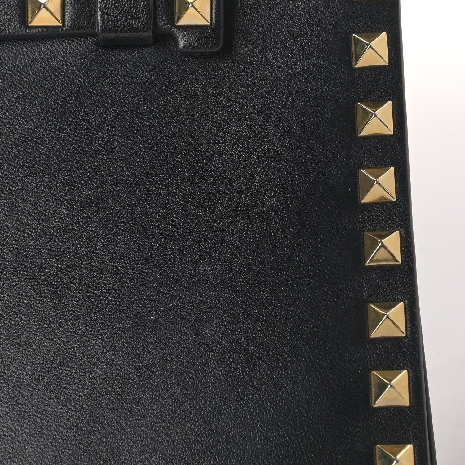 Valentino Garavani Nappa Rockstud Wristlet Clutch Black 9 of 11