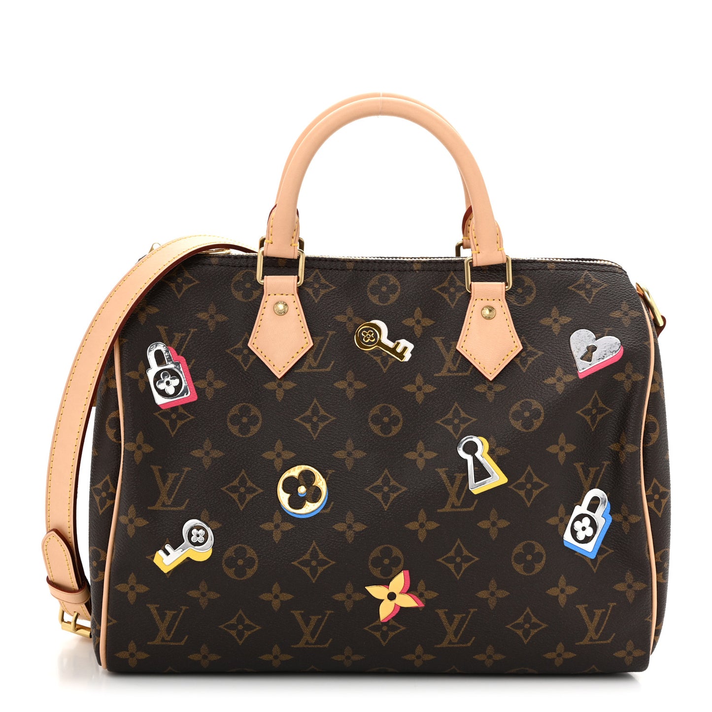 Monogram Love Lock Speedy Bandouliere 30
