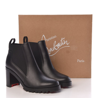 Christian Louboutin Calfskin Marchacroche 70 Chelsea Boots 36.5 Black 8 of 8
