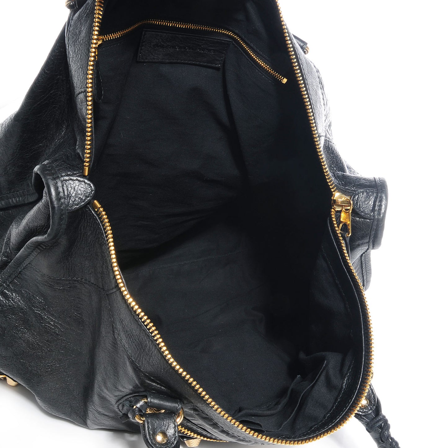 Agneau Giant 12 Gold Hardware Weekender Black