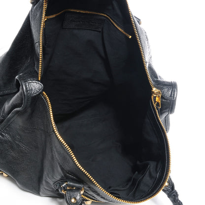 Balenciaga Agneau Giant 12 Gold Hardware Weekender Black 5 of 10