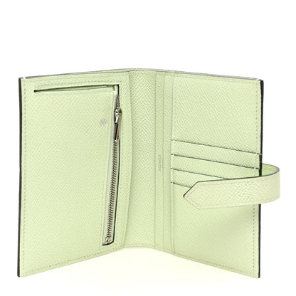 Hermes Epsom Bearn Compact Wallet Vert Fizz 5 of 9