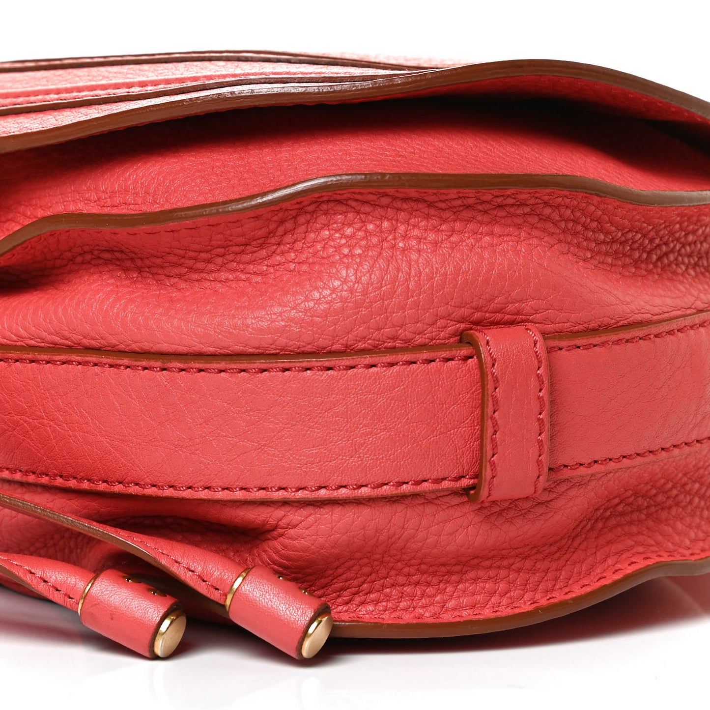 Calfskin Medium Marcie Round Crossbody Bag Paradise Pink