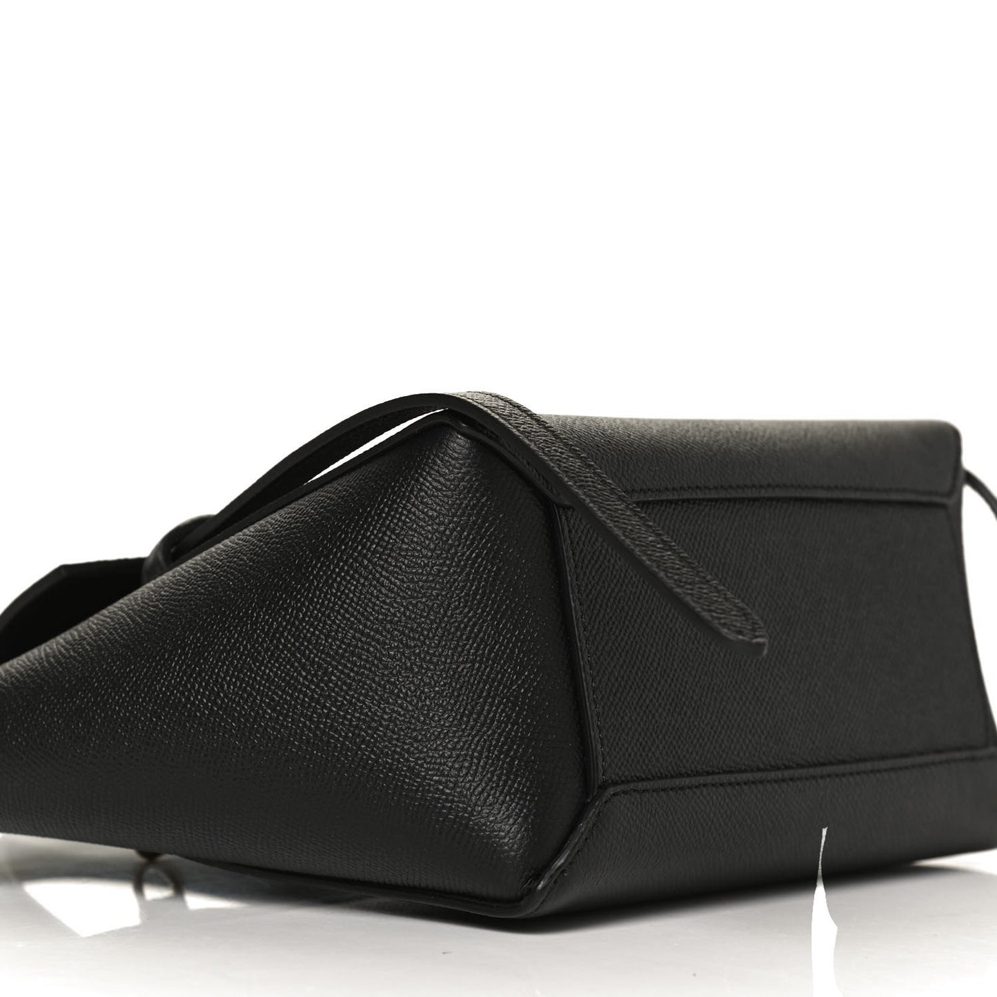 Grained Calfskin Nano Belt Bag Black