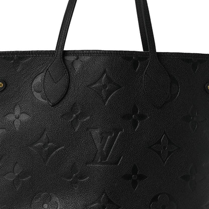 Louis Vuitton Empreinte Monogram Giant Neverfull MM Black 8 of 10