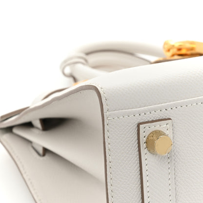 Hermes Epsom Birkin Sellier 25 Gris Pale 10 of 11