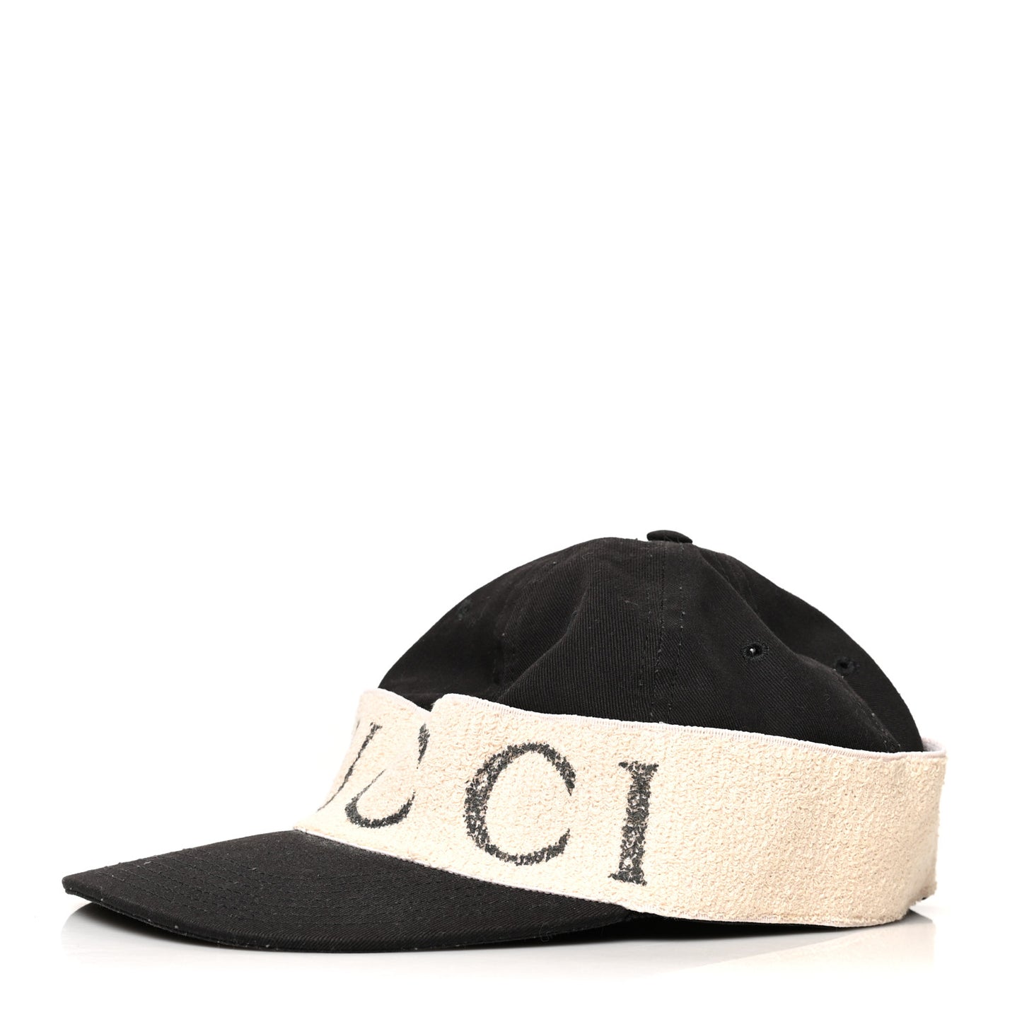 Gabardine Gucci Headband Baseball Hat XXL Black