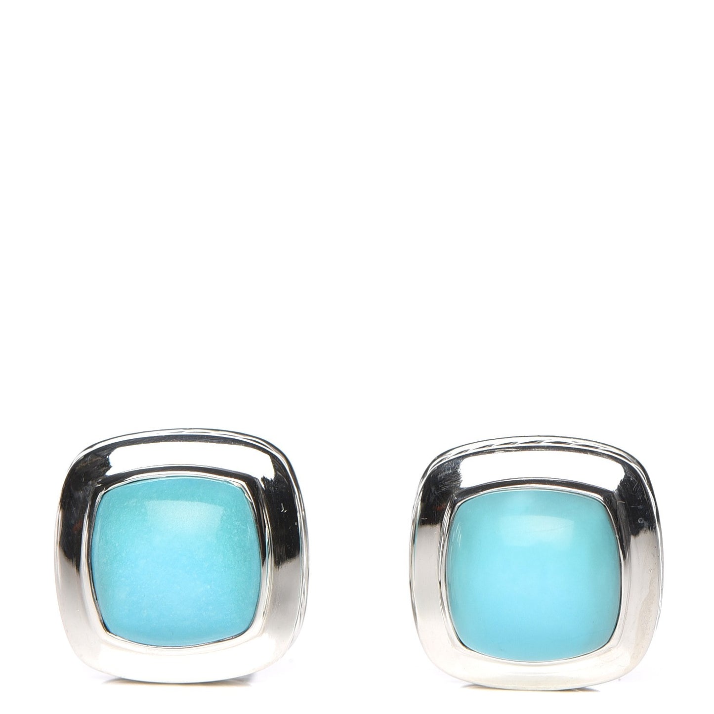 Sterling Silver Turquoise 11mm Albion Earrings