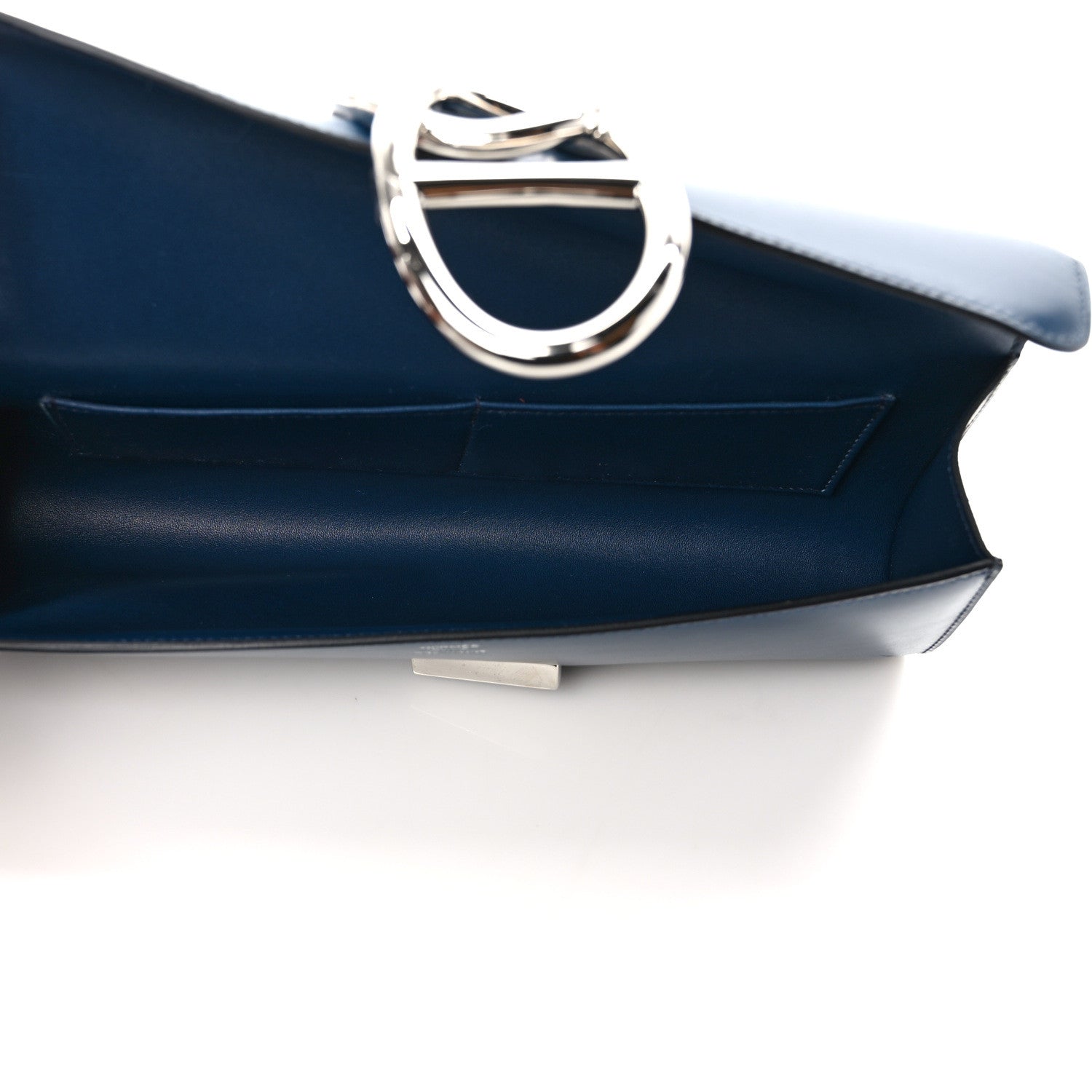 Hermes Box Egee Clutch Bleu de Prusse 5 of 7