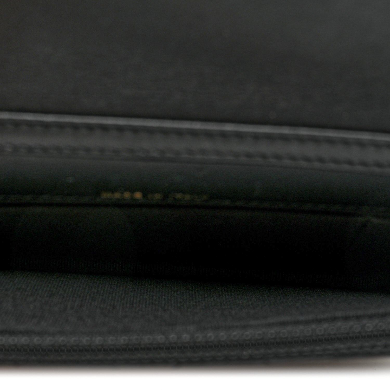 Chanel Calfskin Quilted Maxi Pearls Clutch With Chain Black 5 of 10