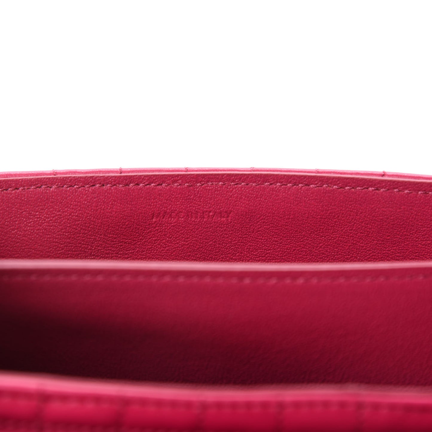 Calfskin Quilted Medium C Bag Pink