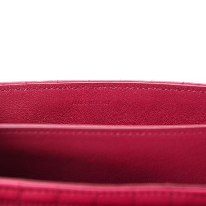 Celine Calfskin Quilted Medium C Bag Pink 10 of 12