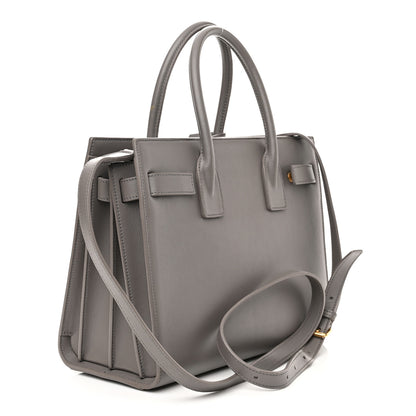 Saint Laurent Calfskin Baby Sac De Jour Graphite Fog 3 of 17