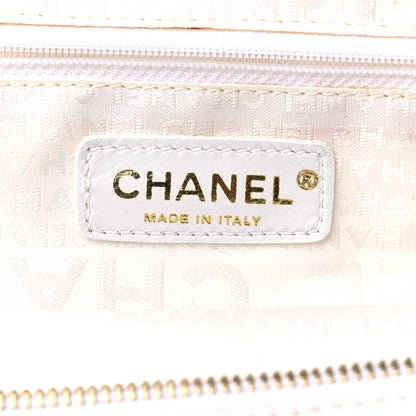 Chanel Canvas CC Handbag Pink White 6 of 14