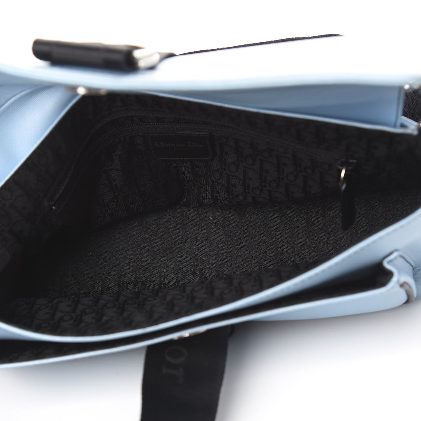 Coated Canvas Crystal Hardcore Bag Light Blue