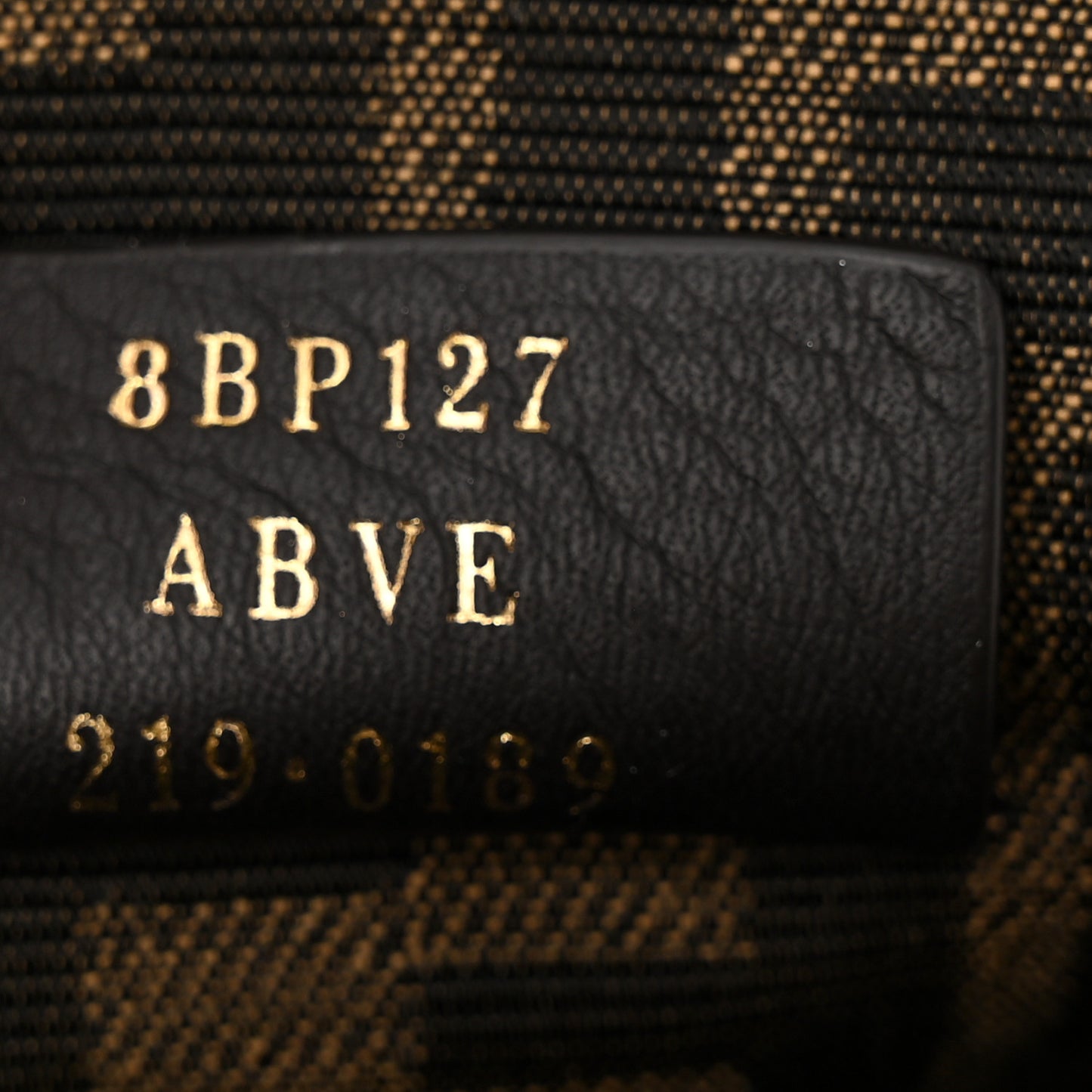 Shiny Nappa Medium Fendi First Dark Blue