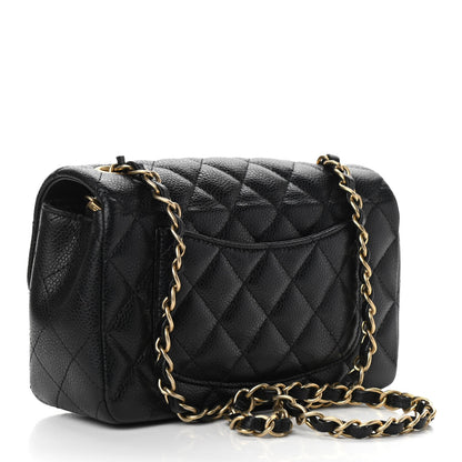 Chanel Caviar Quilted Mini Rectangular Flap Black 3 of 13
