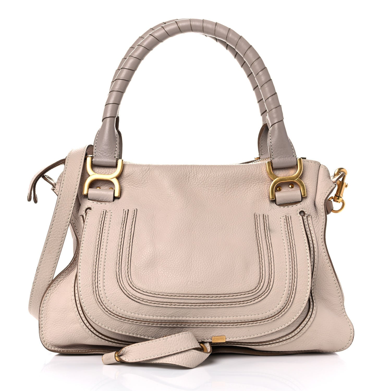 Chloe Calfskin Medium Marcie Satchel Blush Nude 1 of 18