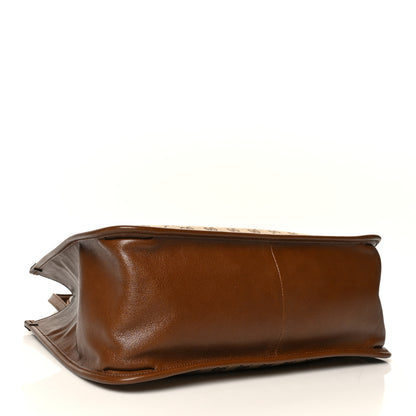 Gucci Monogram Horsebit 1955 Tote Bag Beige Brown Sugar 4 of 8