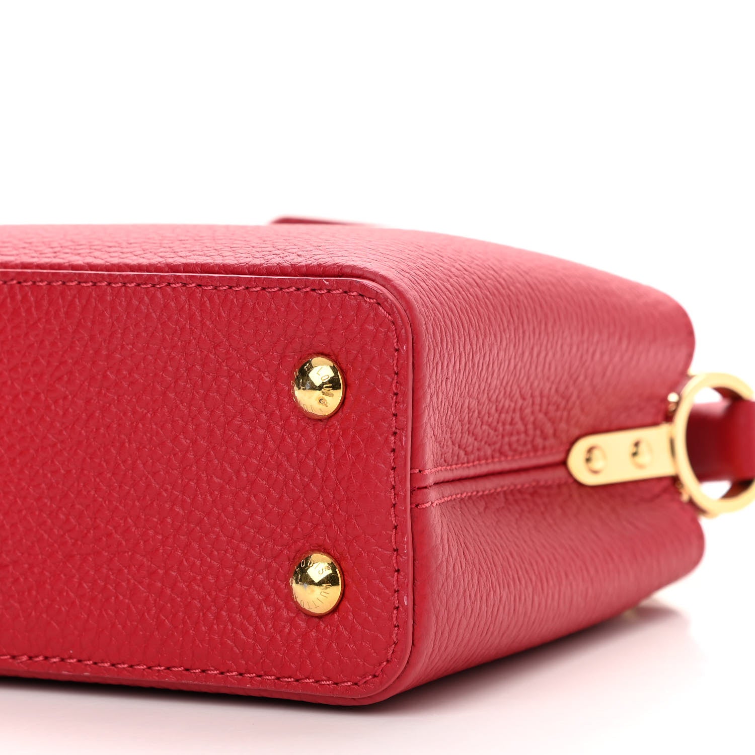 Louis Vuitton Taurillon Mini Capucines Scarlet 9 of 9