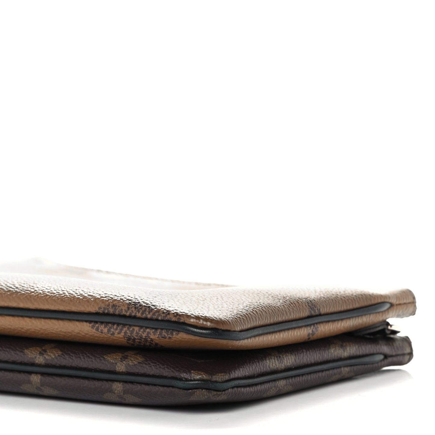 Reverse Monogram Giant Double Zip Pochette