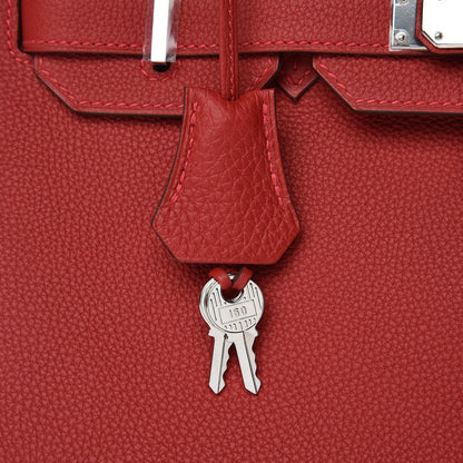 Hermes Togo Birkin 30 Rouge Vif 32 of 33