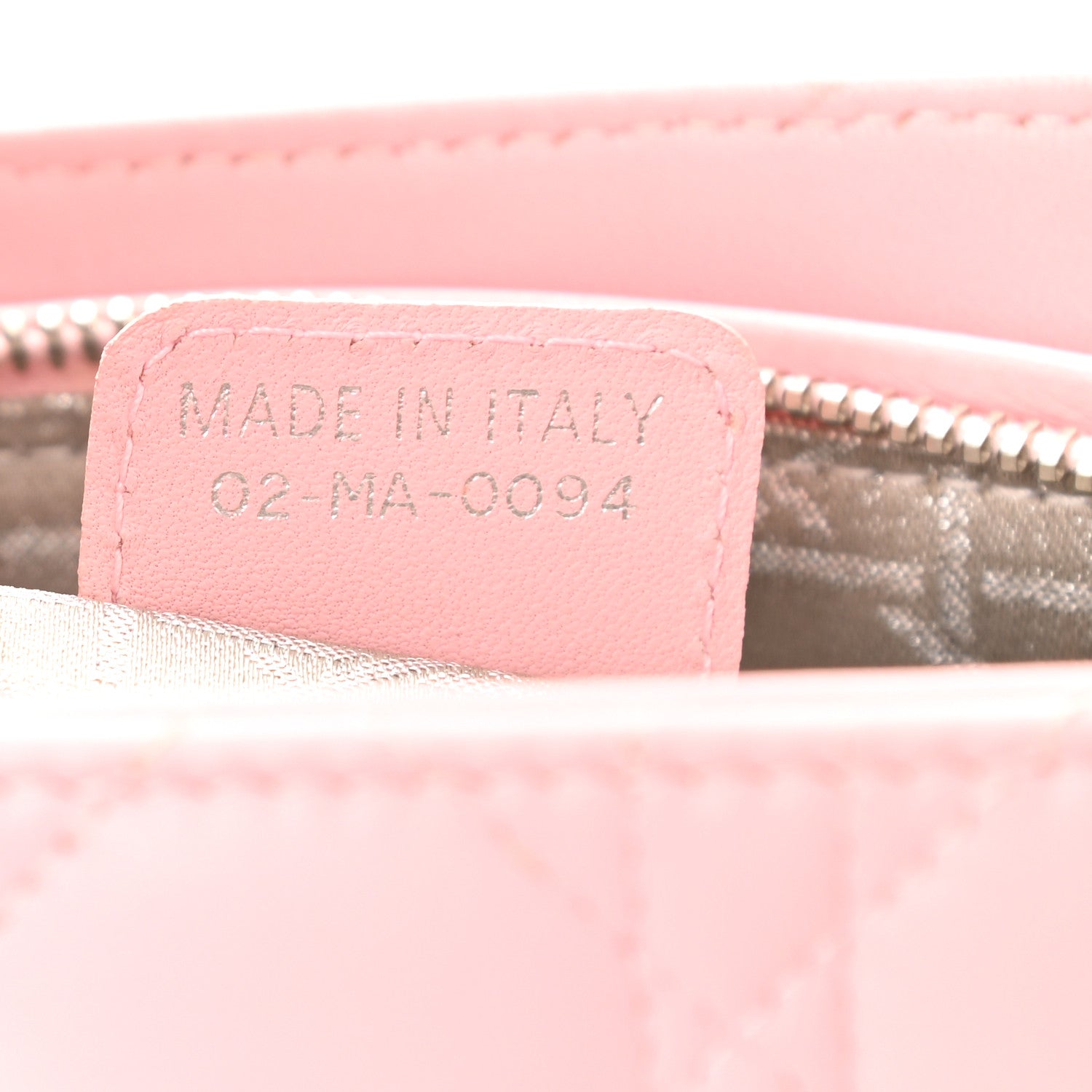 Christian Dior Lambskin Cannage Medium Lady Dior Light Pink 7 of 16