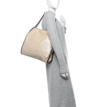 Stella McCartney Pearlescent Shaggy Deer Small Falabella Tote Sand 2 of 12