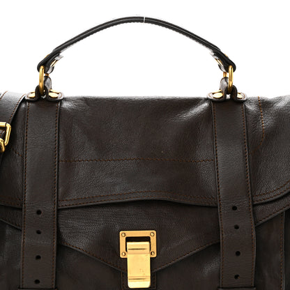 Proenza Schouler Lambskin Medium PS1 Satchel Dark Chocolate 7 of 10