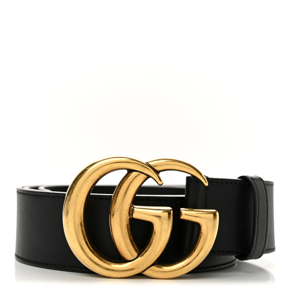 Gucci Calfskin Double G 40mm Belt 95 38 Black 1 of 7