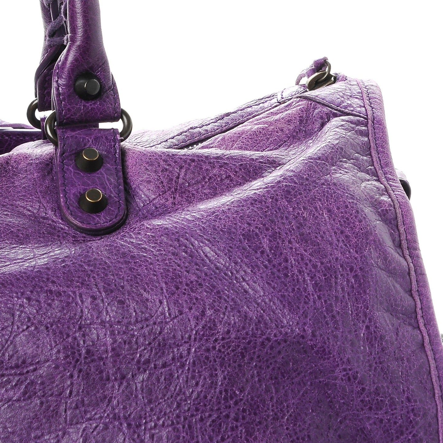 Agneau Classic Hardware Kraft Dark Violet